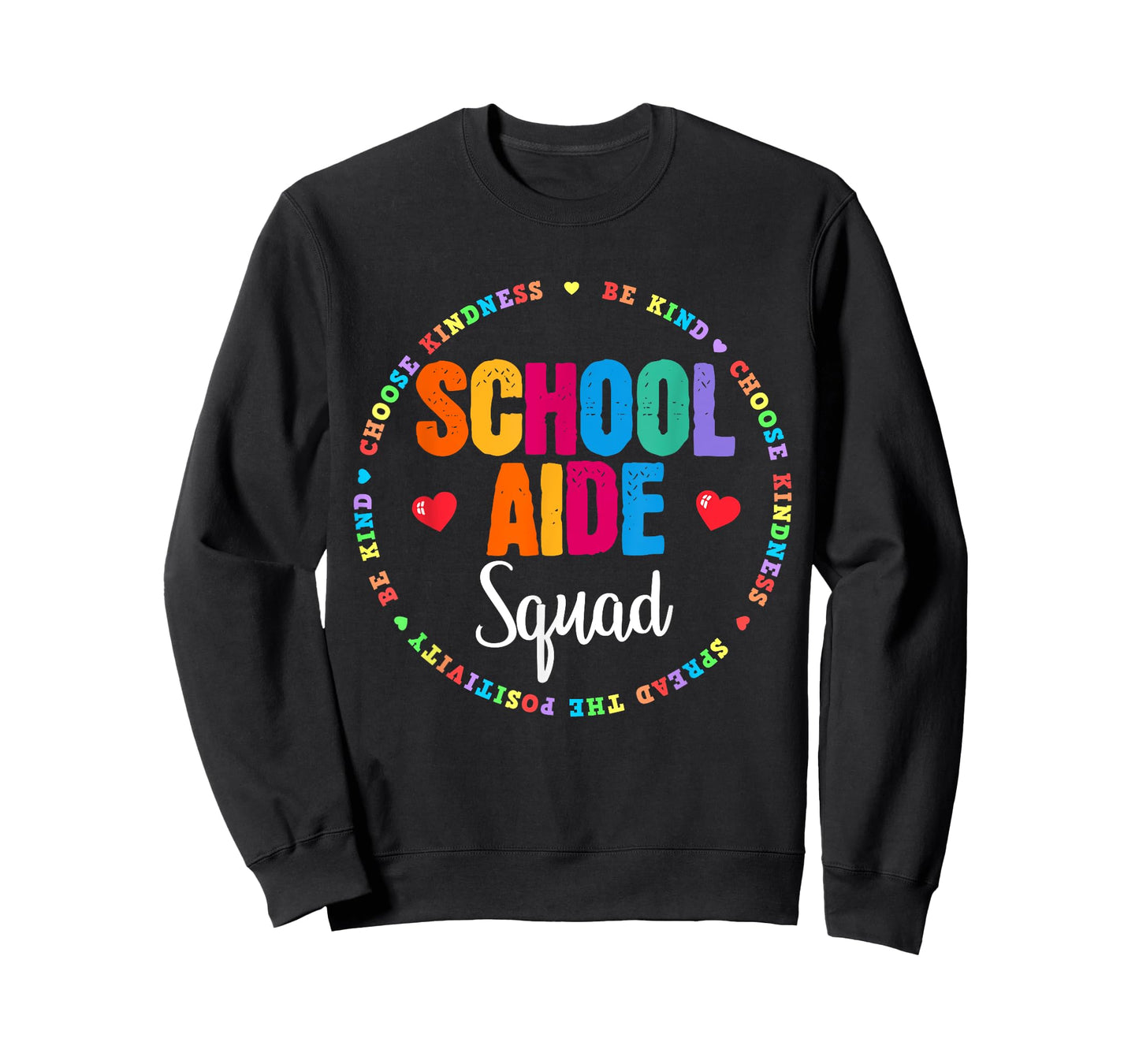 Admin School Aide Squad Funny Back To School Teacher Crew T-Shirt for Men Women Girls Kids