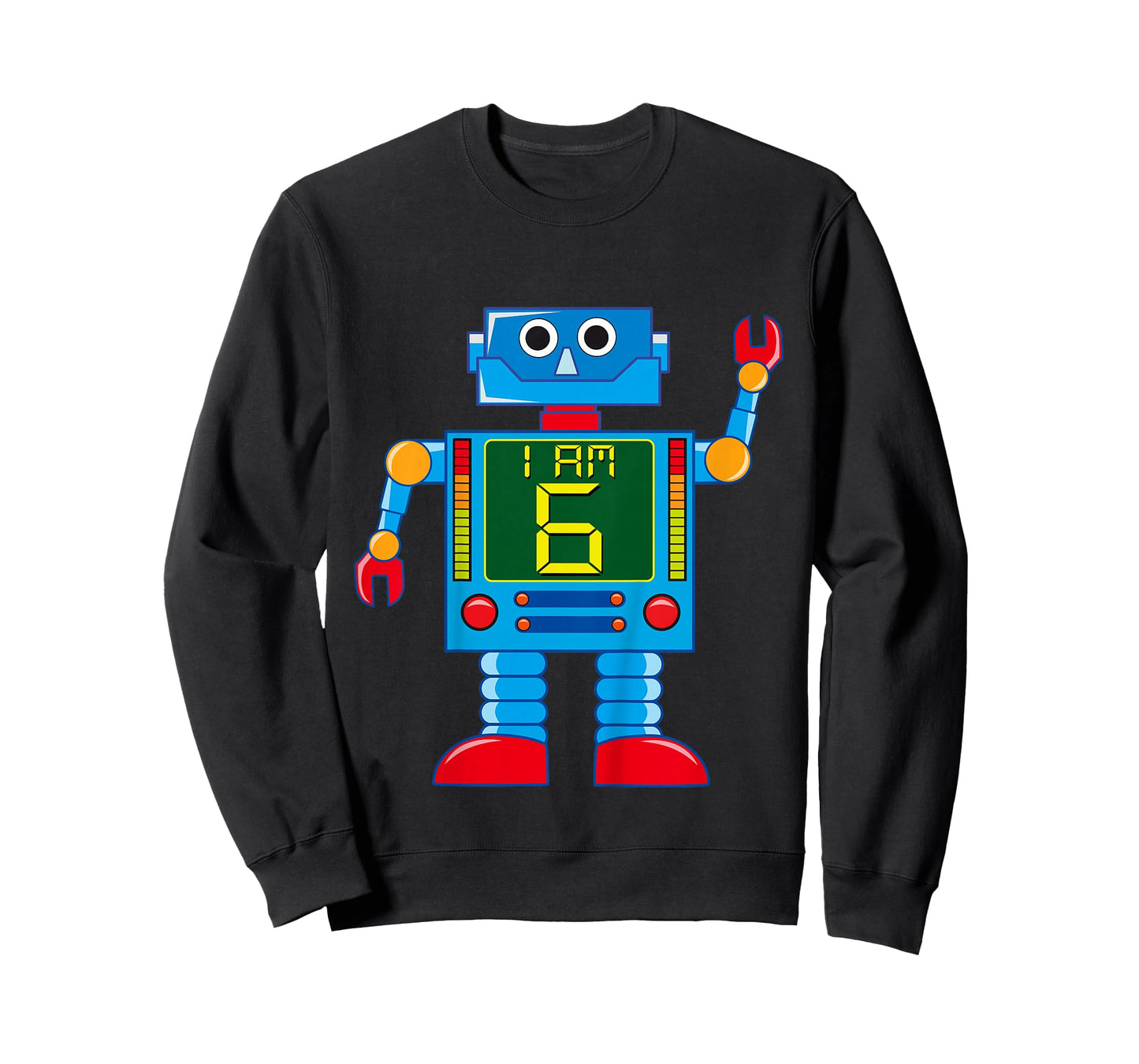 Attention. I am 6 years 6th birthday robot mechanics T-Shirt