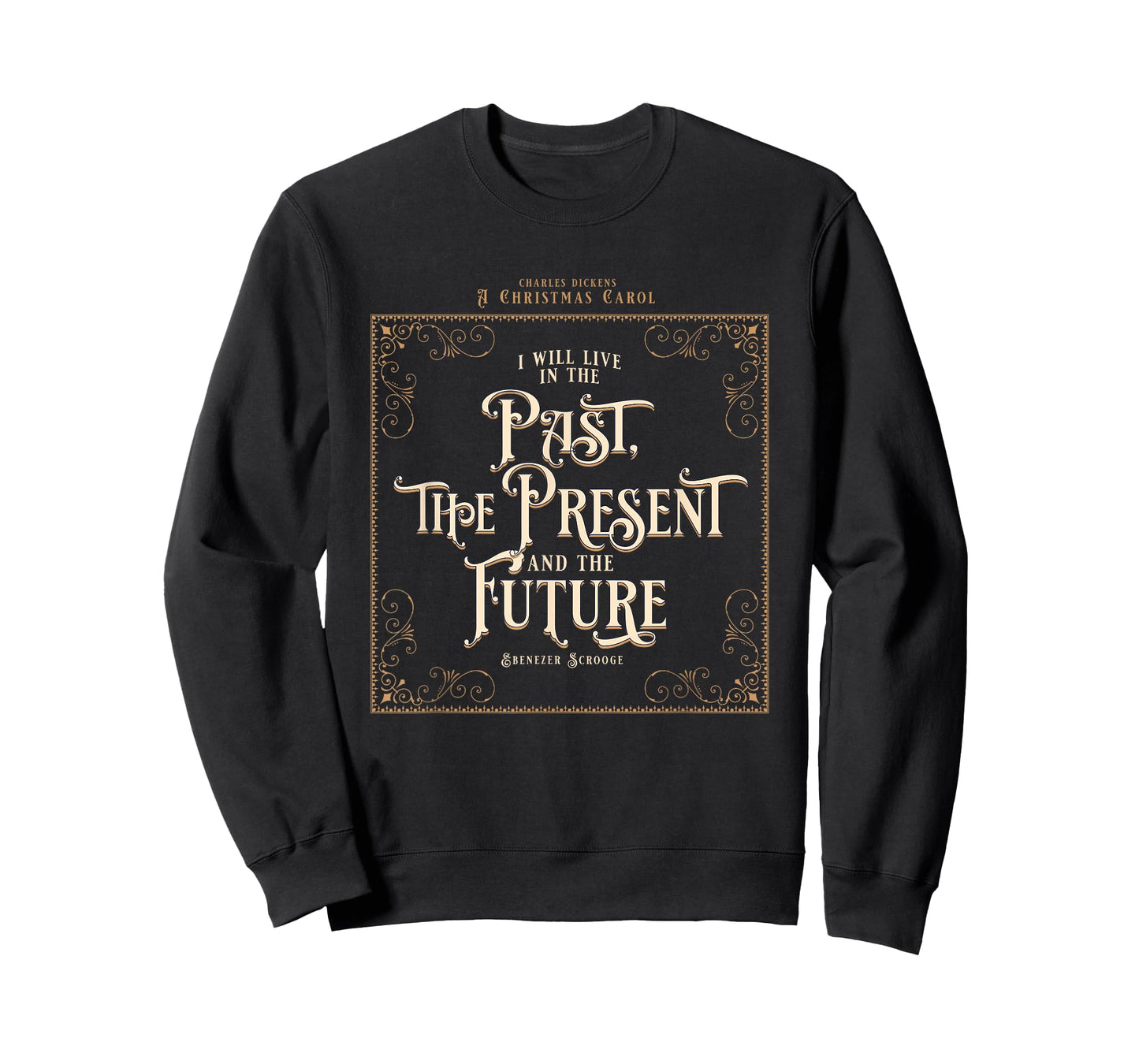 Christmas Carol, Scrooge, Marley, Holiday Design T-Shirt