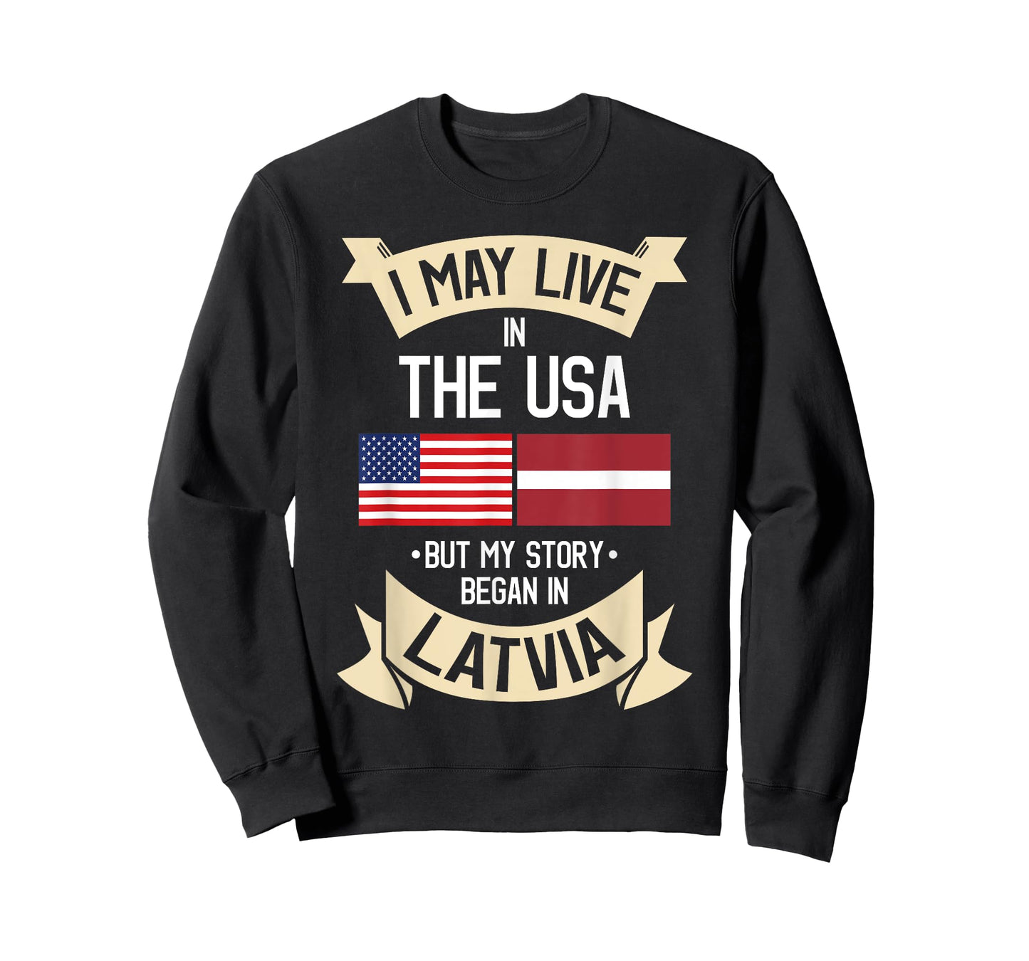Latvia American Flag USA Latvian Roots Gifts T-Shirt