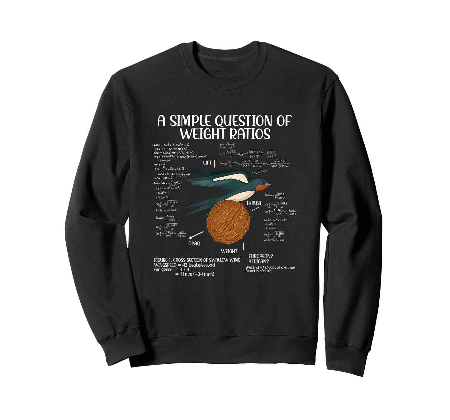 A Simple Question of Weight Ratios Math Teacher T-Shirt
