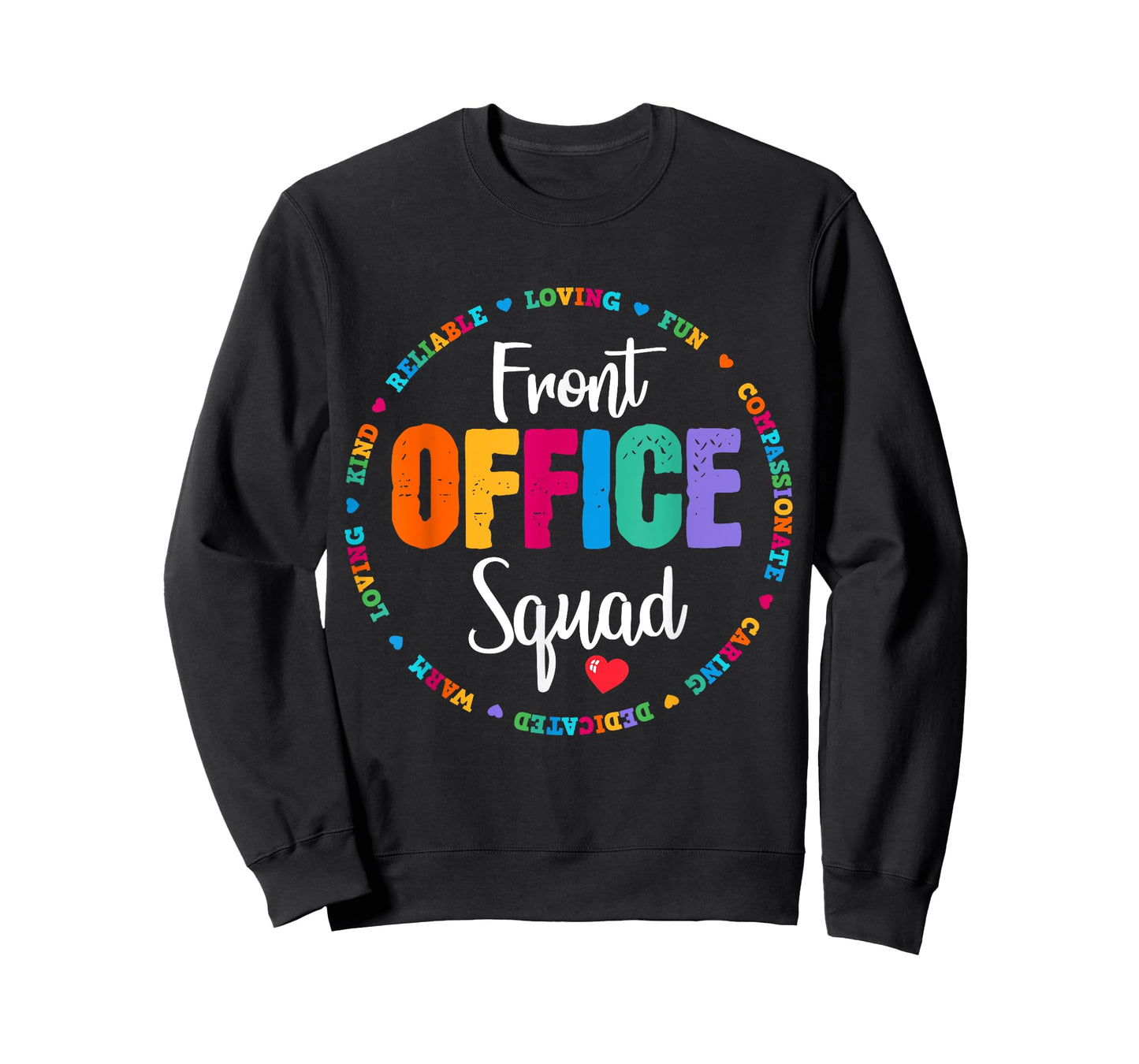 Cute School Secretary Admin Appreciation Front Office Squad T-Shirt