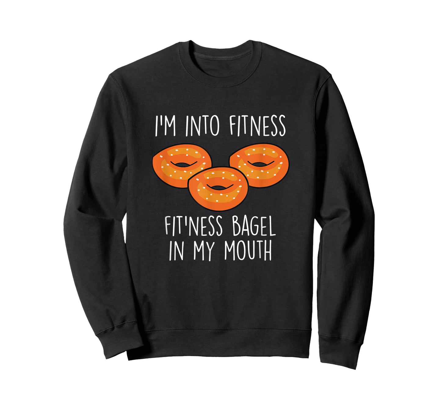Bagels I´m Into Fitness Funny Bagel Lover Baking T-Shirt