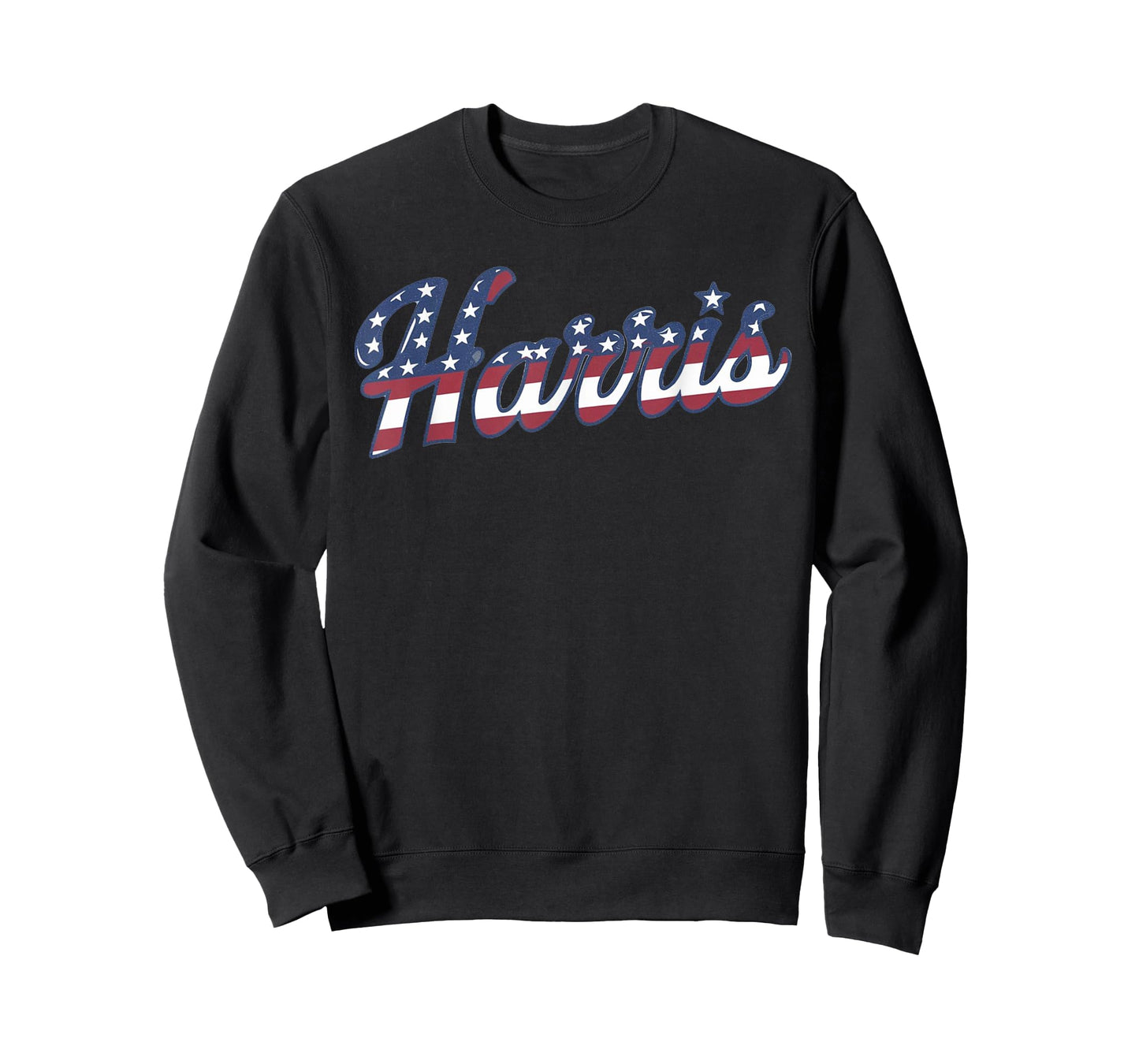 Kamala Harris USA Unite states Flag Script Name Design T-Shirt