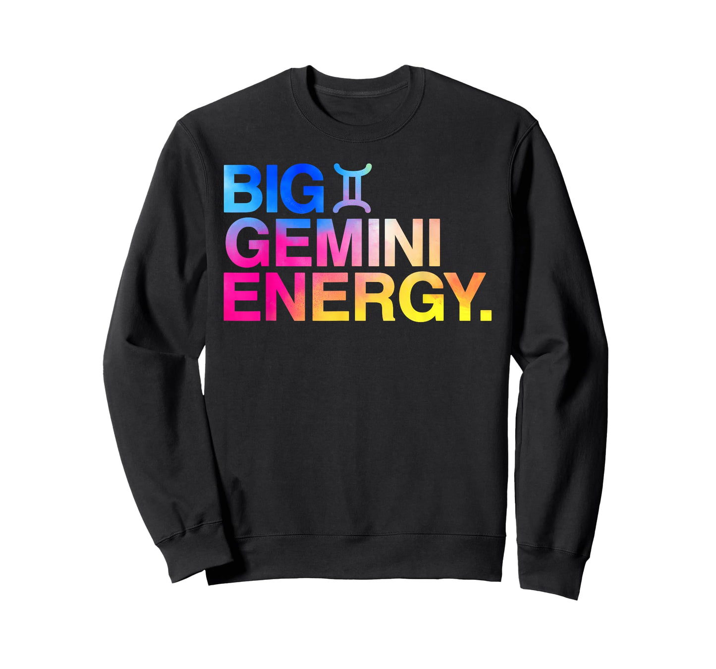 Big Gemini Energy Zodiac Sign Astrology Birthday T-Shirt