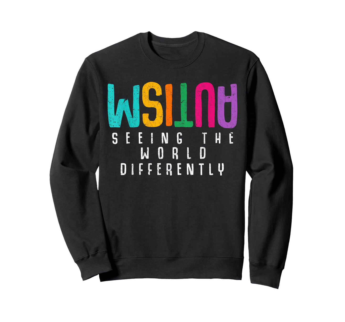 Autism Seeing The World Differently Support Autism Awareness T-Shirt