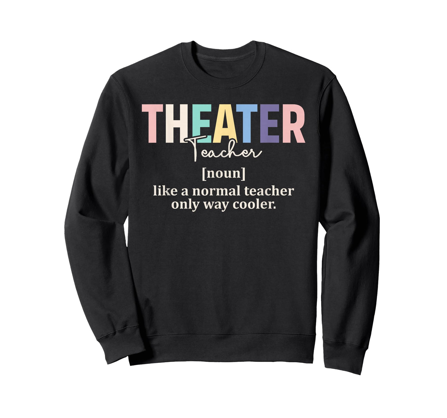 Funny Theater Teacher Definition Retro Shirt Back To School T-Shirt