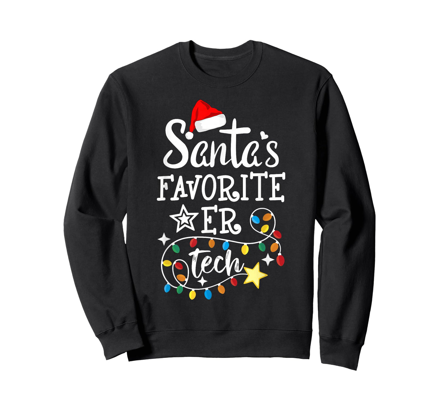 Christmas Emergency Room Technician Santa's Favorite ER Tech T-Shirt