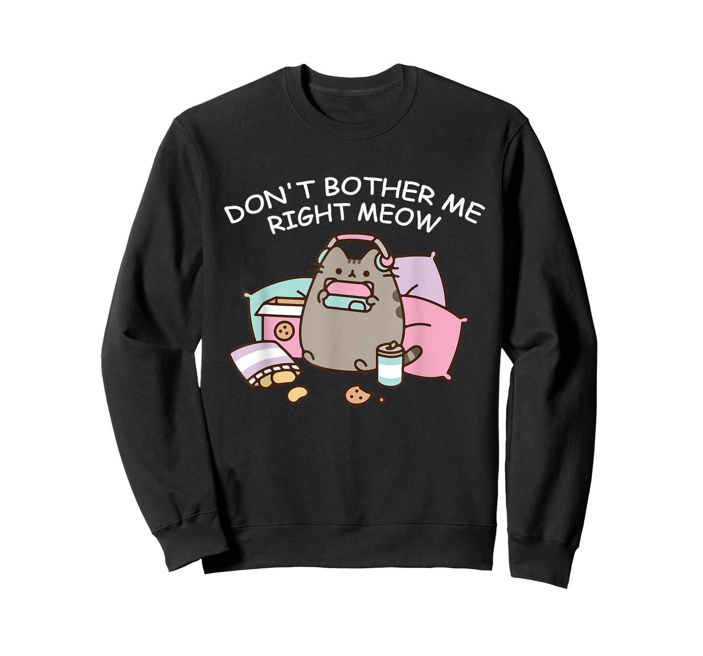 Don't Bother Me Right Meow, Funny Video Gamer and Cat Lover T-Shirt