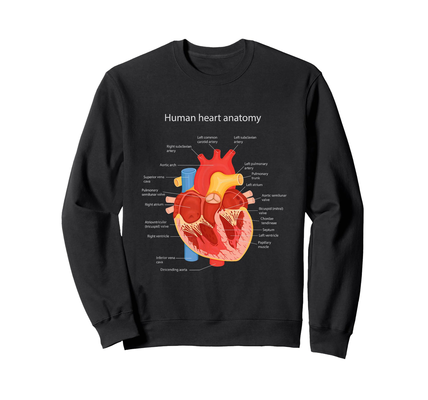 Anatomy of Human Heart for Medic T-Shirt