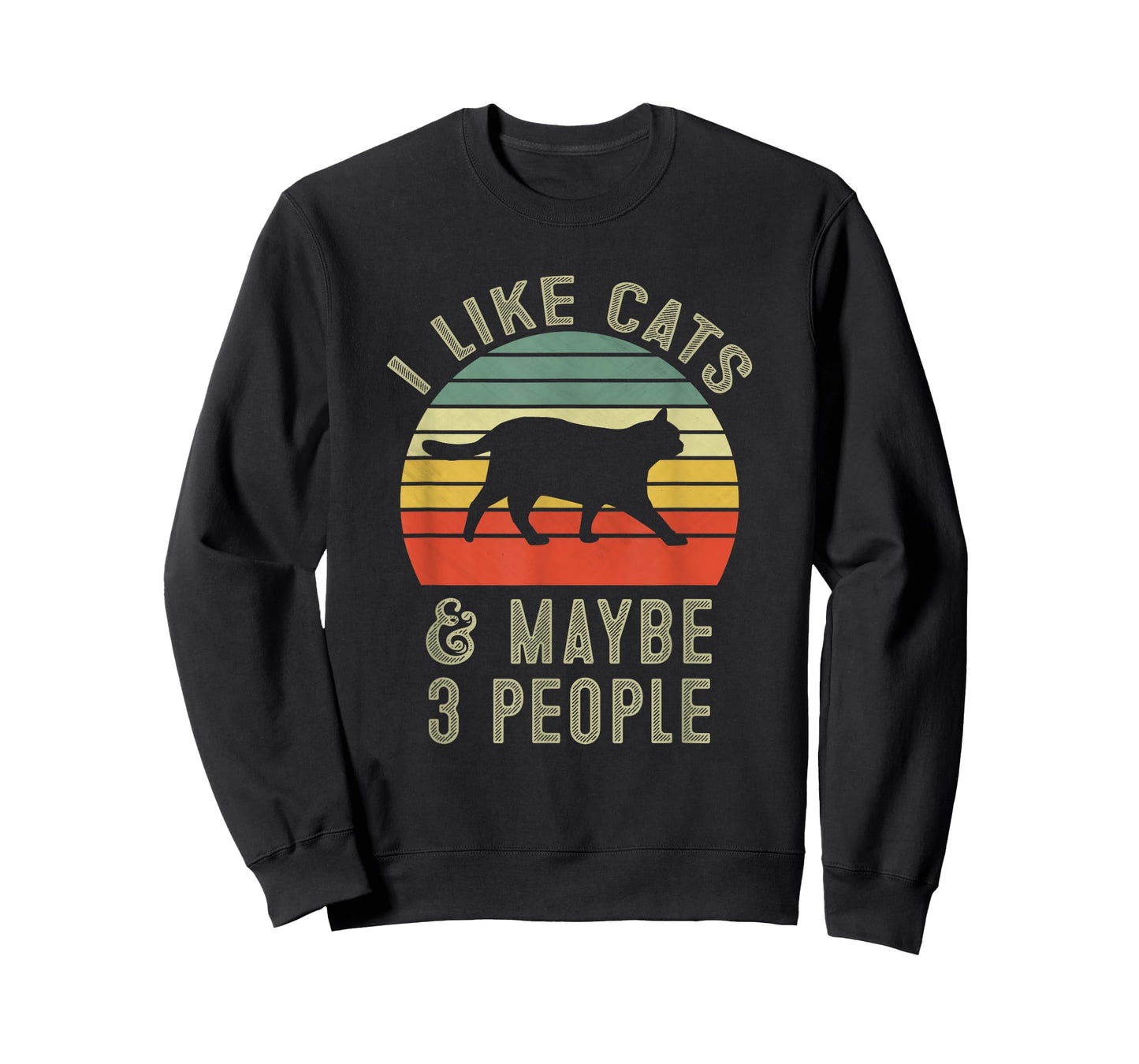 I Like Cats And Maybe 3 People Cat Lover Gifts T-Shirt