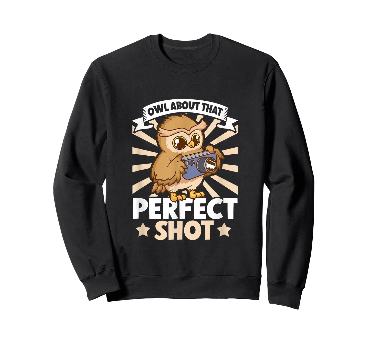 Owl with Camera T-Shirt