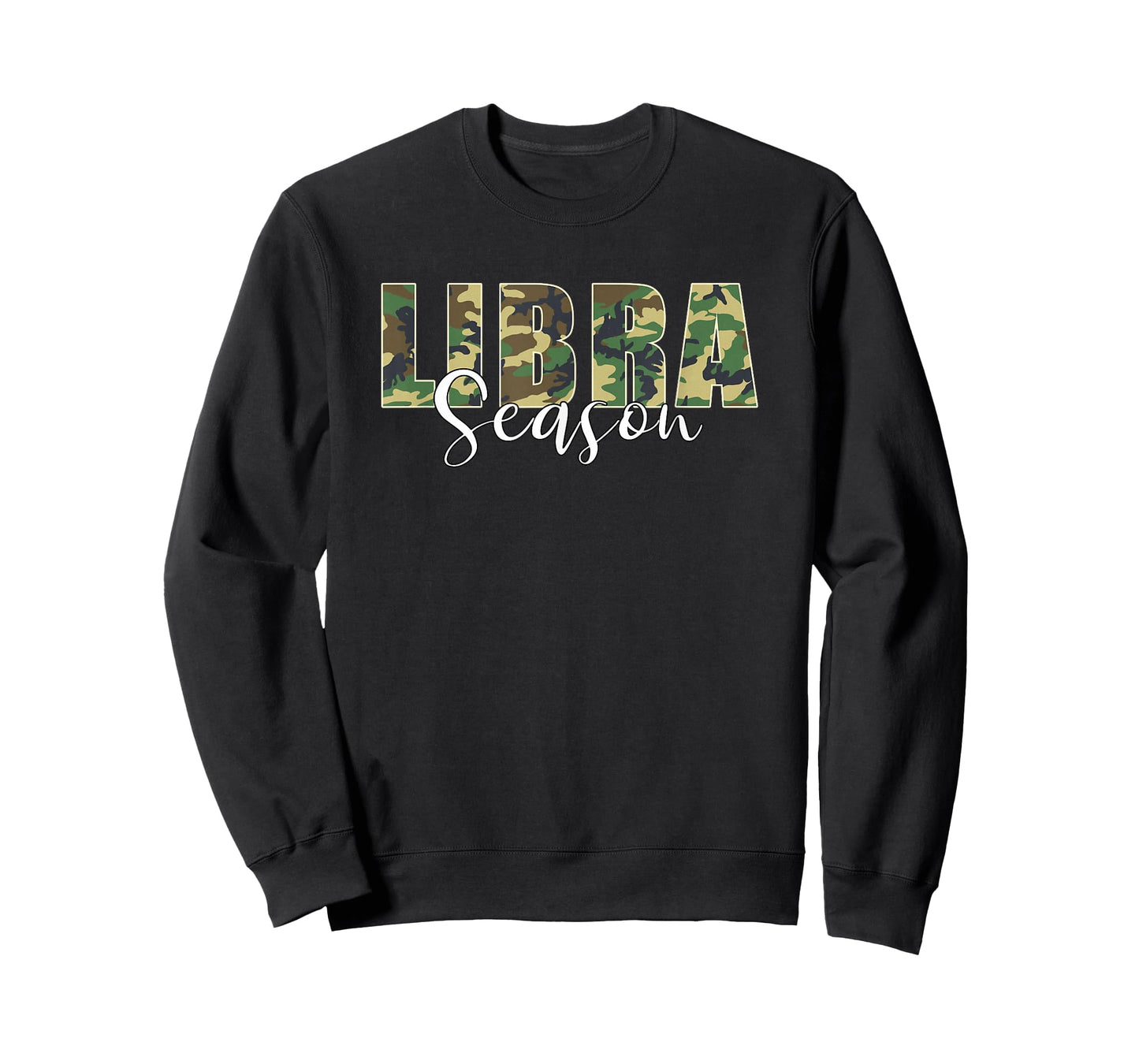 Libra Season Zodiac Camo Camouflage Birthday T-Shirt