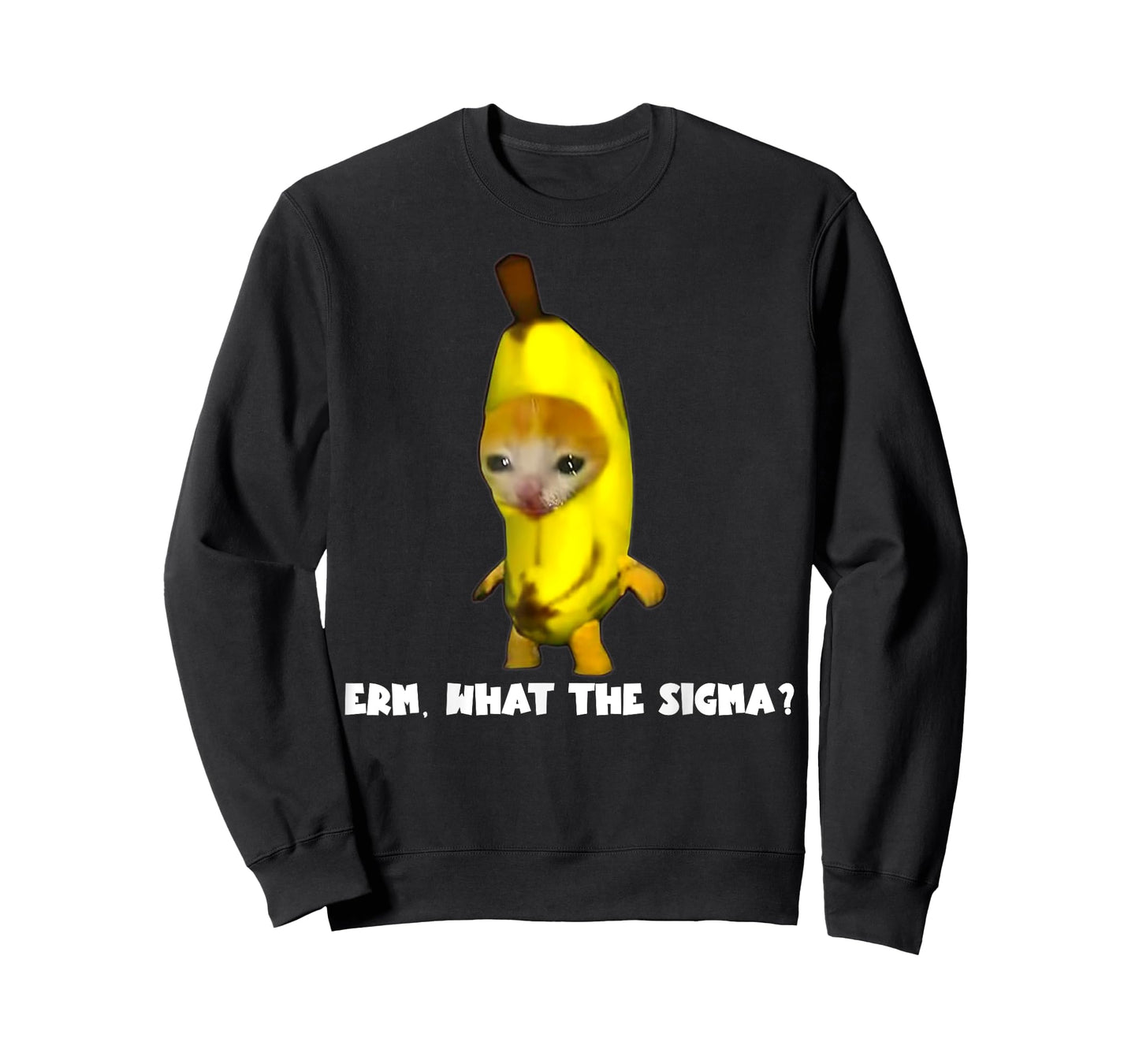 Sigma Banana Cat Costume Cat Meme Funny Memes Internet Memes Men Women T-Shirt