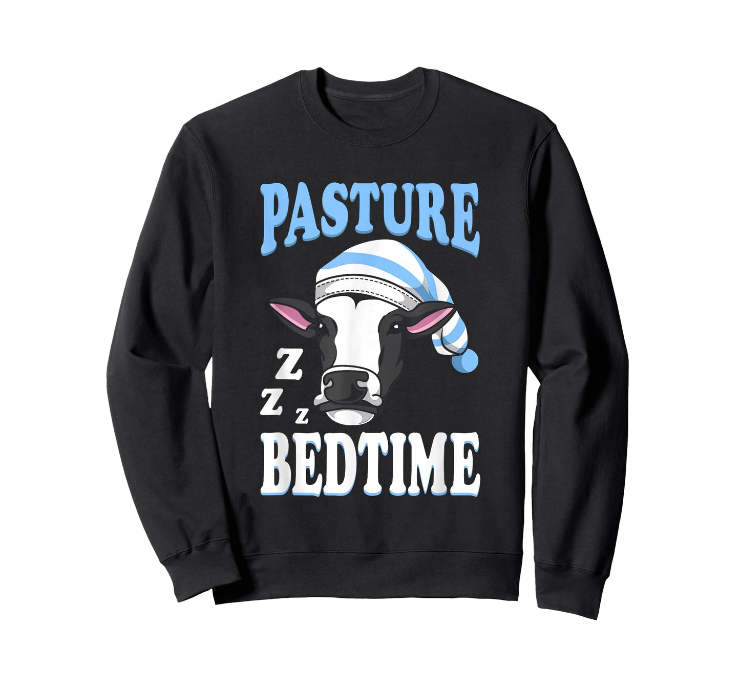 Cute Sleepy Cow Pasture Bedtime T-Shirt