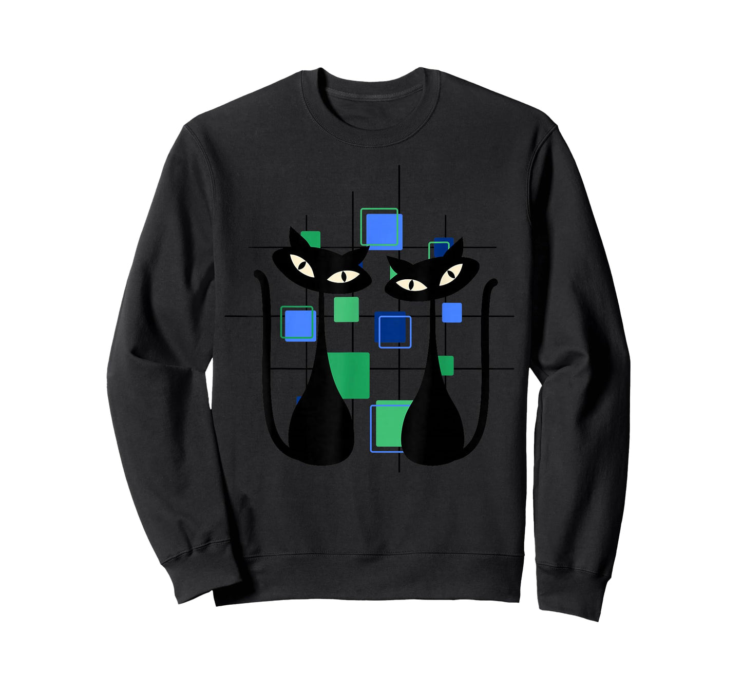 Cats Midcentury Mid Century Retro Atomic Age Space T-Shirt