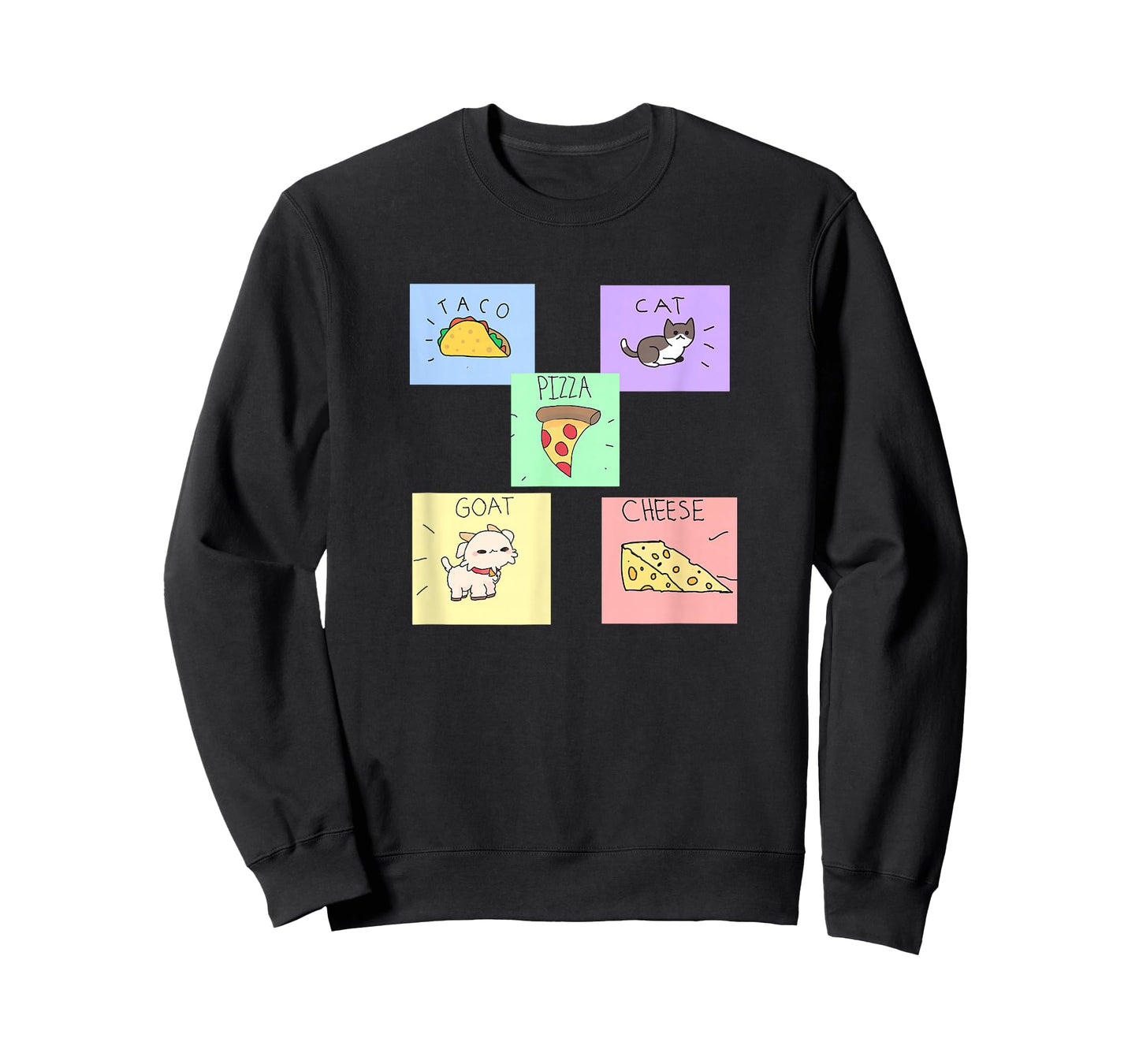 Taco Cat Goat Cheese Pizza Artwork T-Shirt