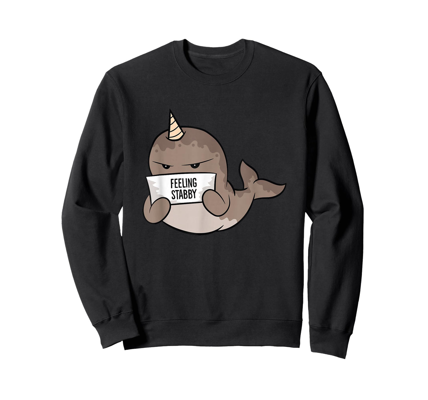 Cute Narwhal Feeling Stabby T-Shirt