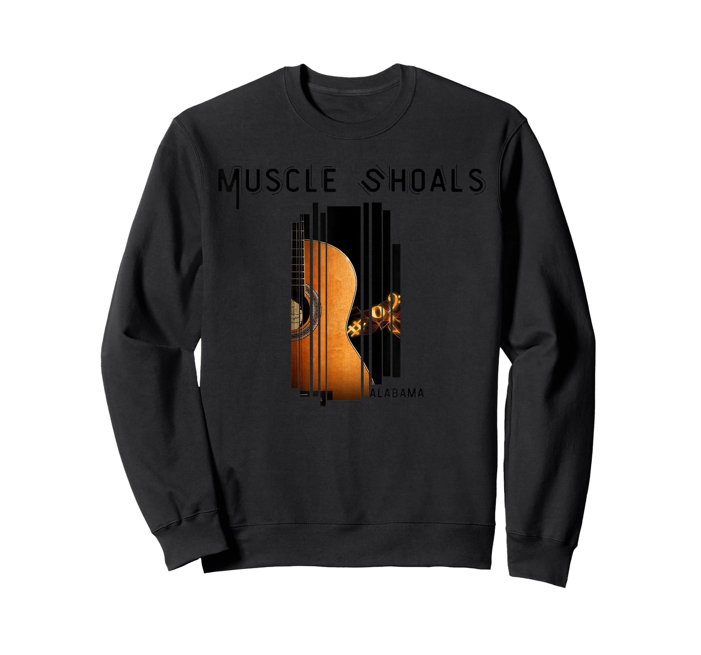 Muscle Shoals Alabama AL Distressed Grunge Text Music City T-Shirt
