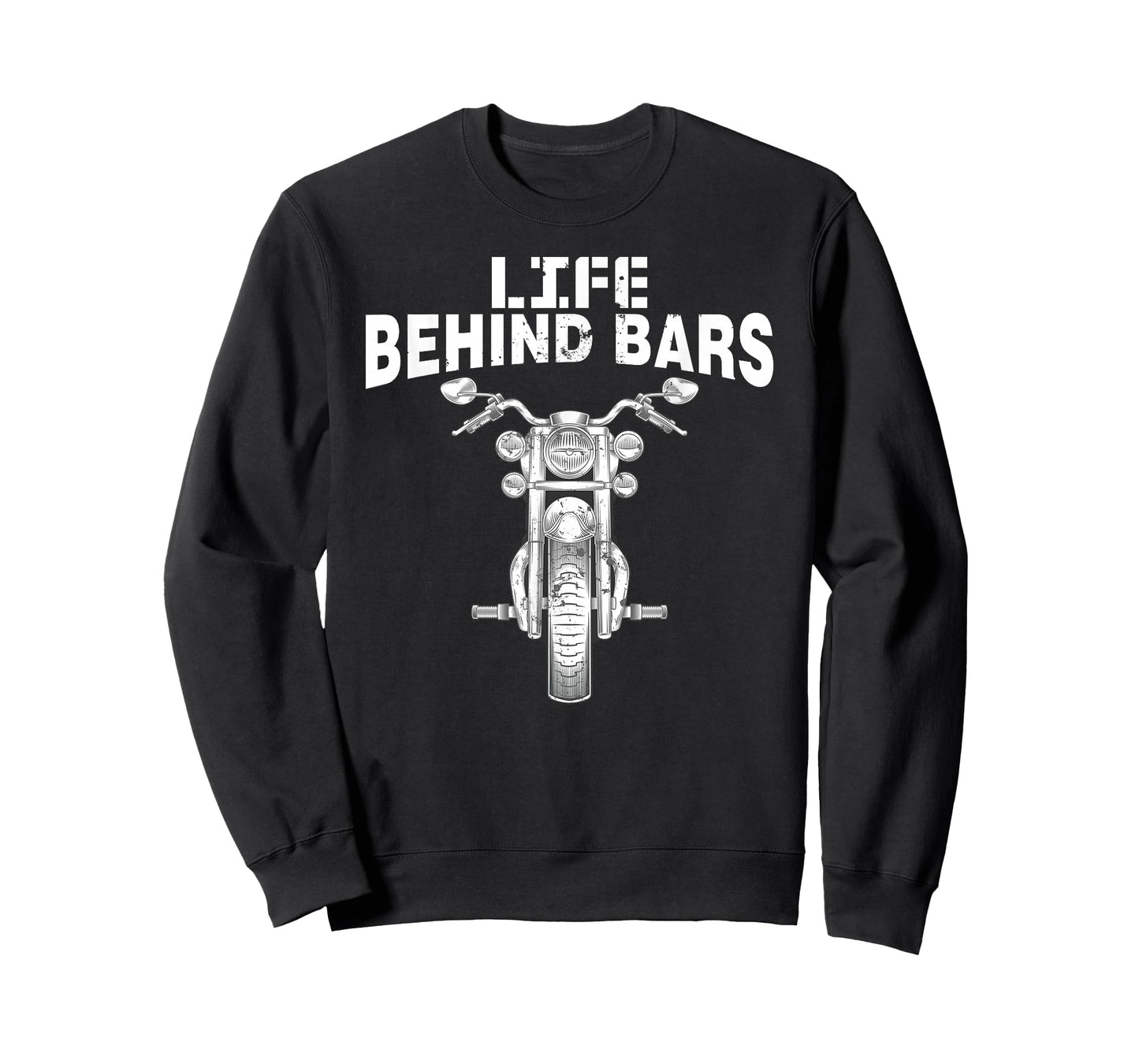Cool Life Behind Bars Gift Motorcycle Biker Men Father's Day T-Shirt