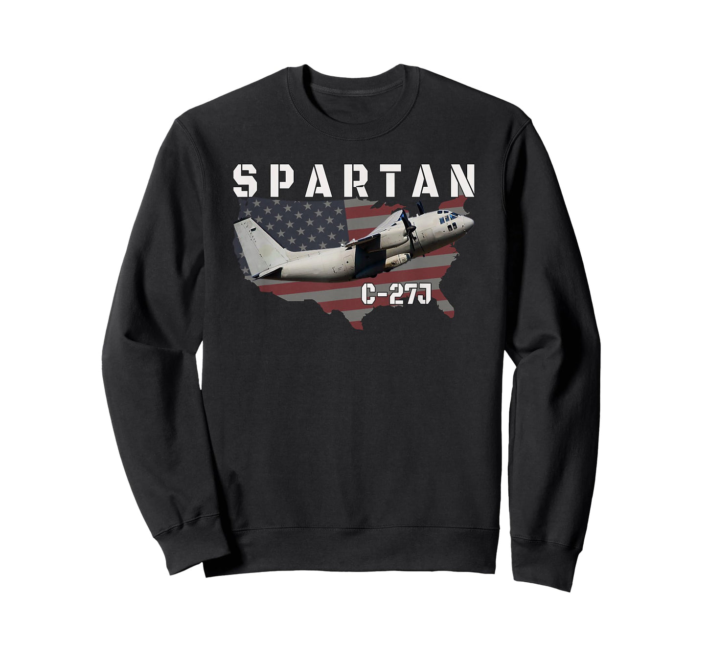 C-27J Spartan Military Transport Aircraft Aviation Pilot T-Shirt