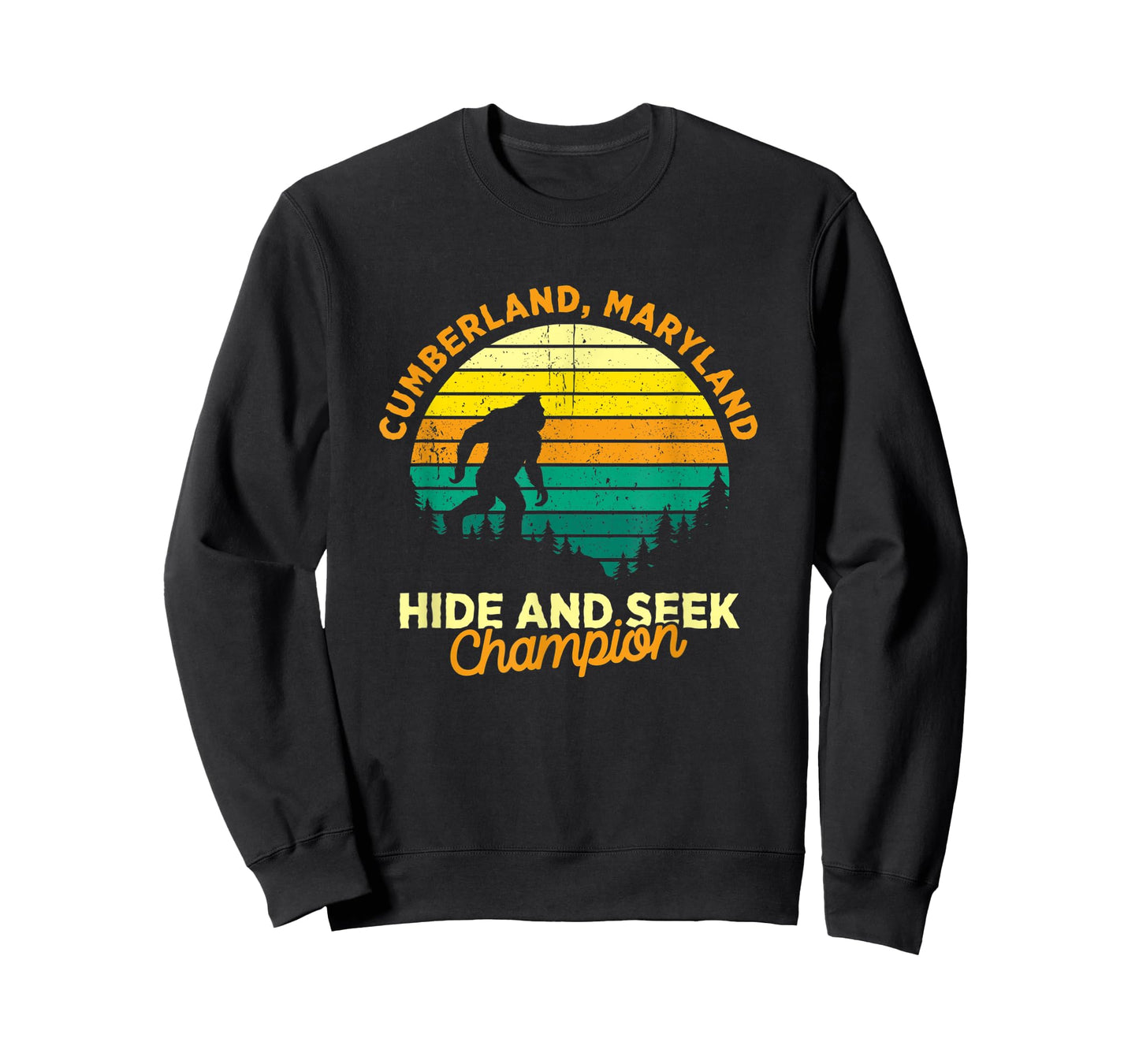 Retro Cumberland, Maryland Big foot Souvenir T-Shirt