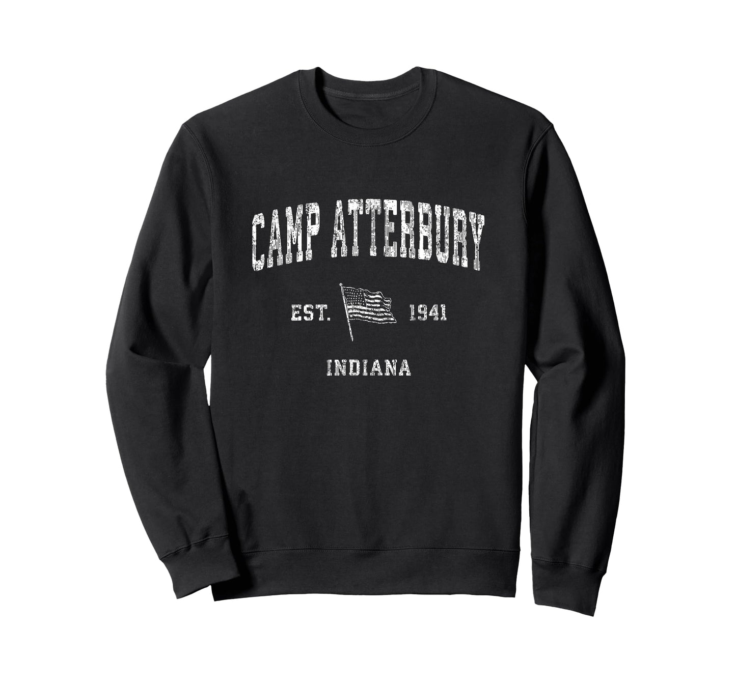 Camp Atterbury Indiana IN T-Shirt Vintage US Flag Sports Tee T-Shirt