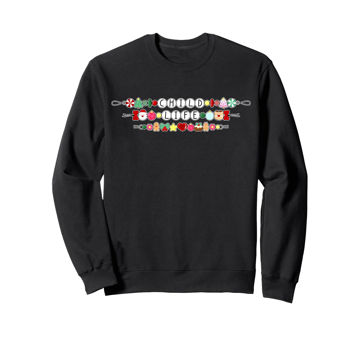 Bracelet Child Life Specialist Christmas CCLS Play Therapy T-Shirt