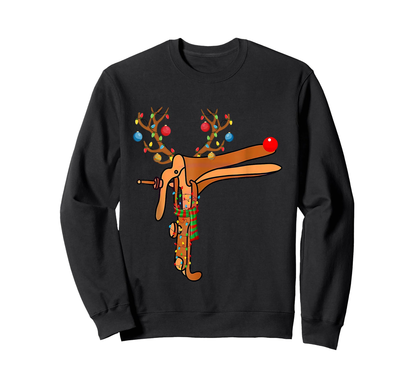 Christmas Speculum Reindeer Funny Xmas Nurse Midwife T-Shirt