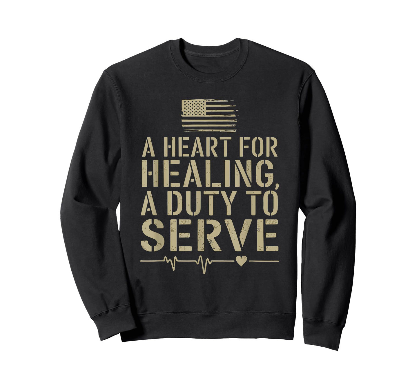 America Military Nurse Design VA Nursing Veteran T-Shirt