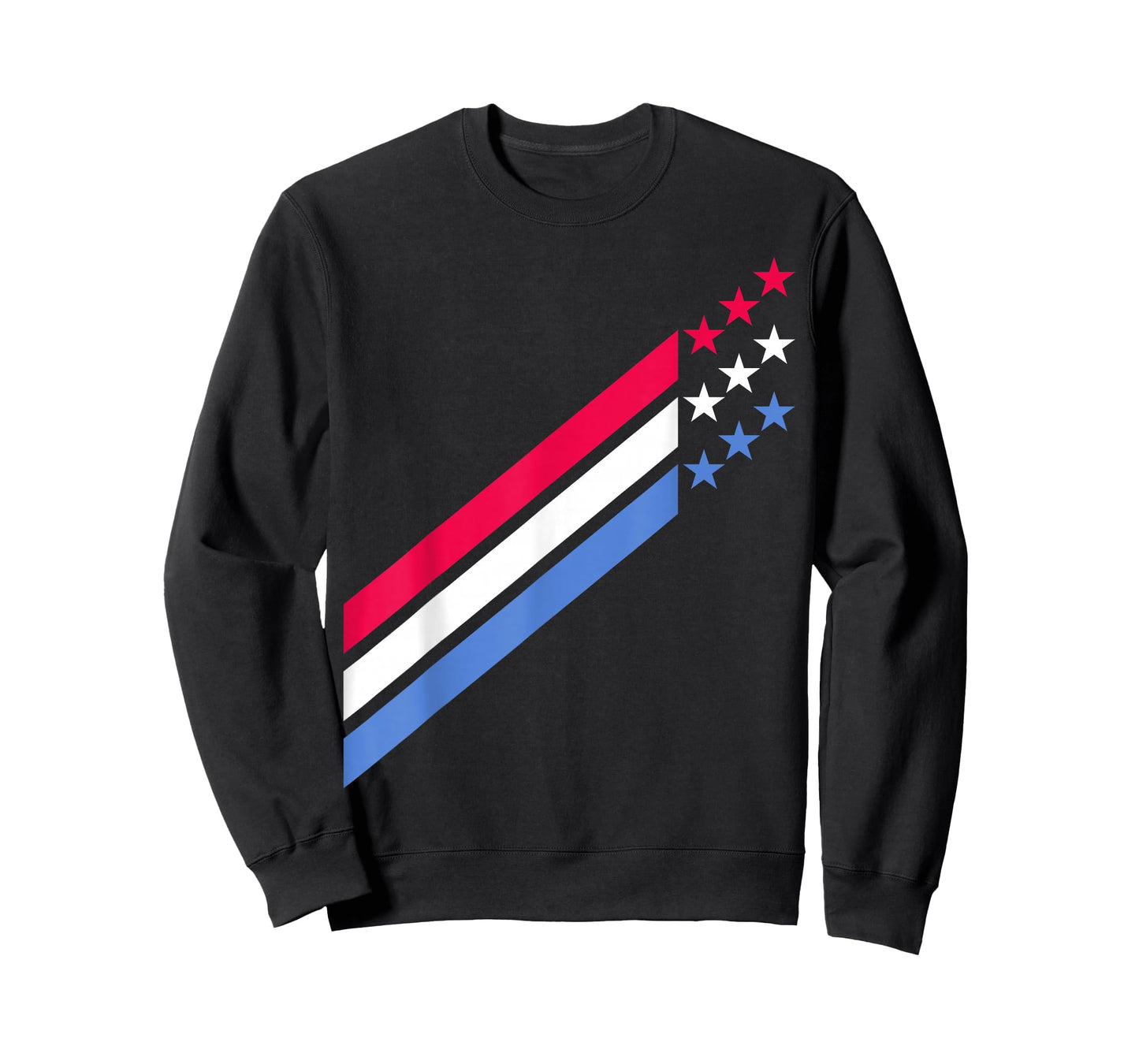 USA American Patriotic Red White Blue Stars & Stripes Sports T-Shirt