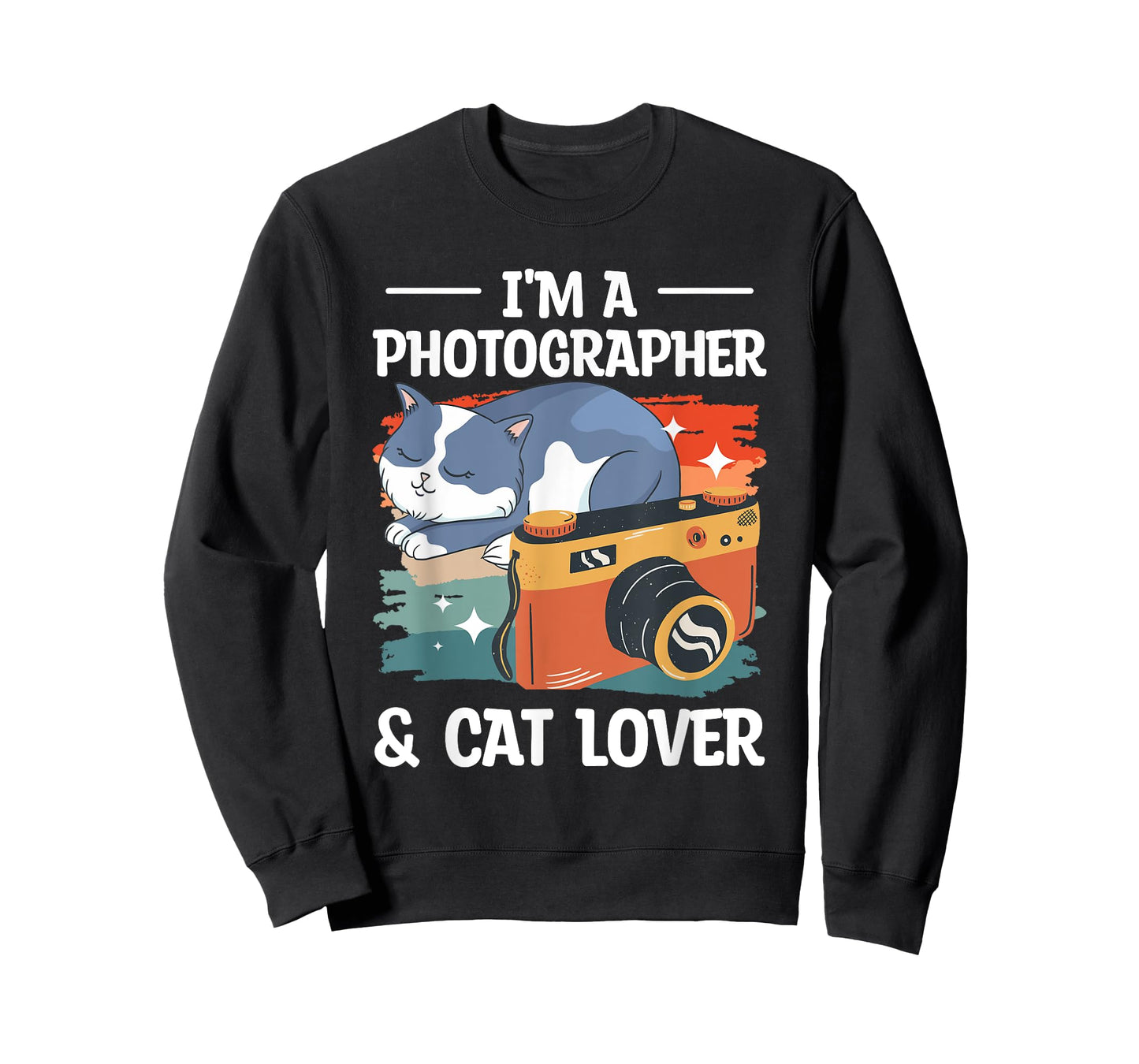 I'm A Photographer & Cat Lover Photography Photographers T-Shirt for Men Women