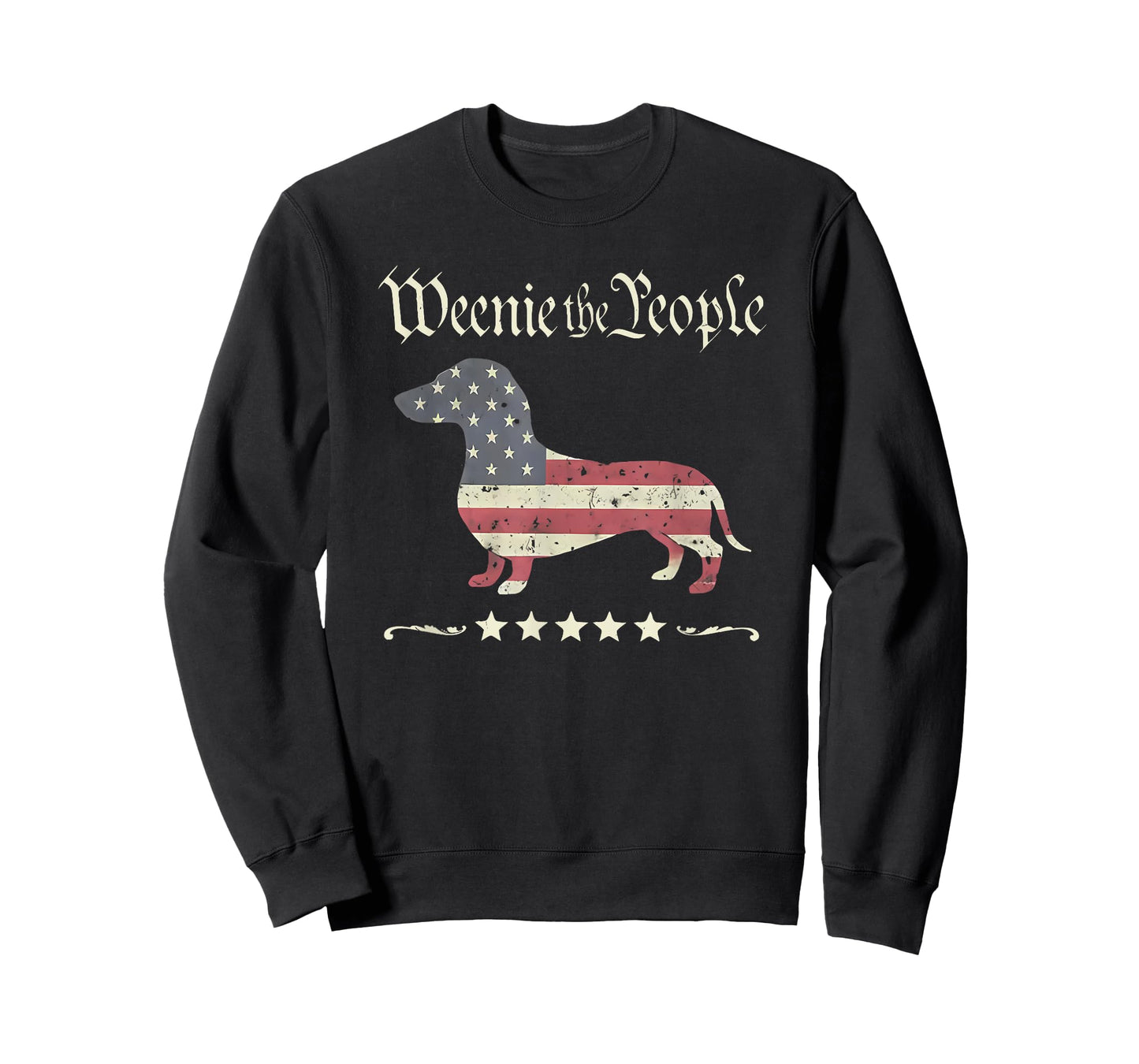 Weenie The People Dachshund 4th of July T-Shirt