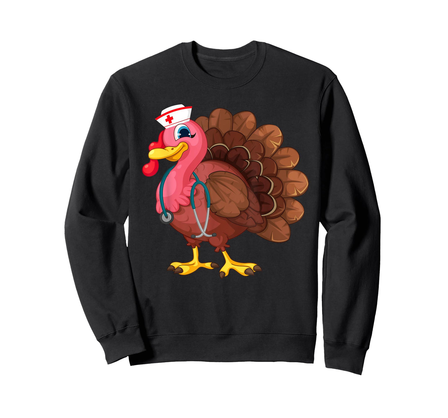 Cute Nurse Gifts Turkey Funny Thanksgiving Doctor Nursung T-Shirt