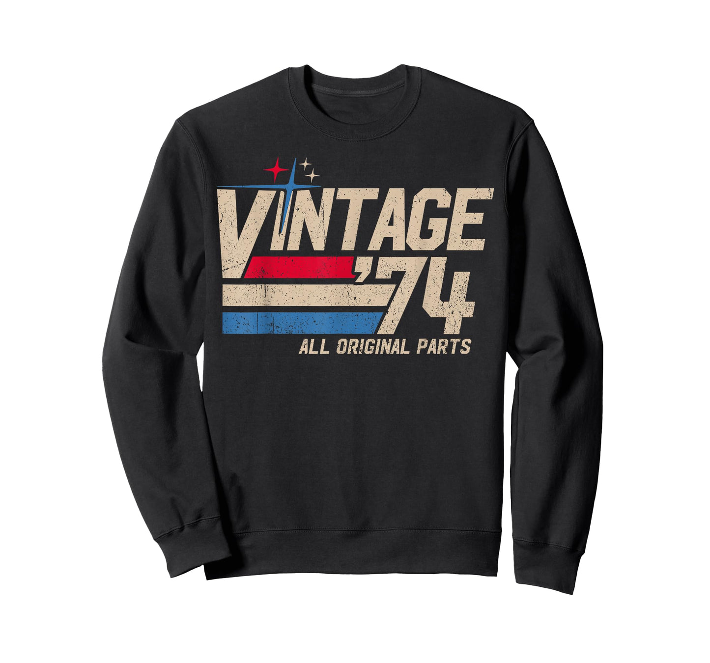 Vintage '74 Retro 51st Birthday for Men Dad USA Since 1974 T-Shirt
