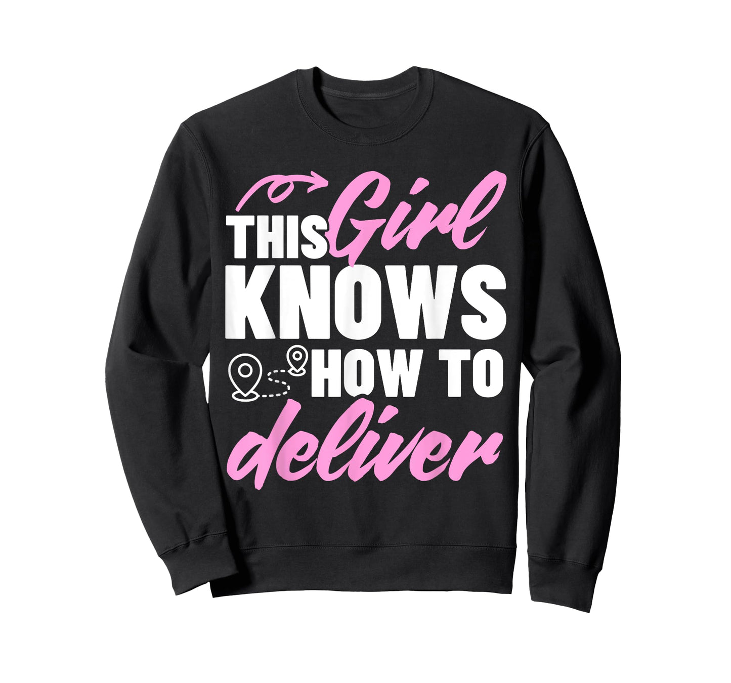Cute Delivery Driver Art For Girl Women Delivery Services T-Shirt