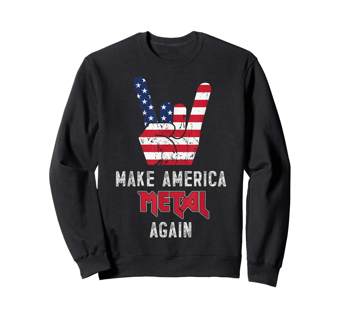 Heavy Metal Rock Music USA Make America Metal Again T-Shirt