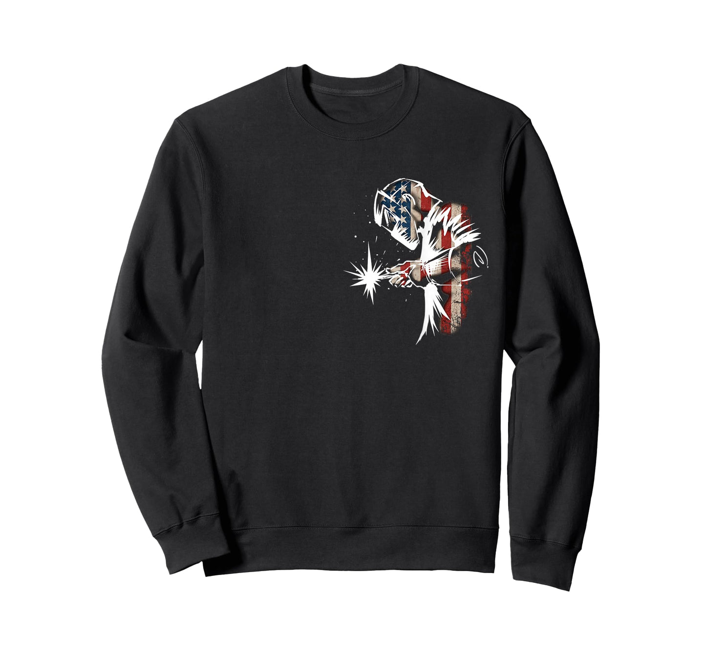 Welder American Flag USA Patriotic Welder Gift T-Shirt