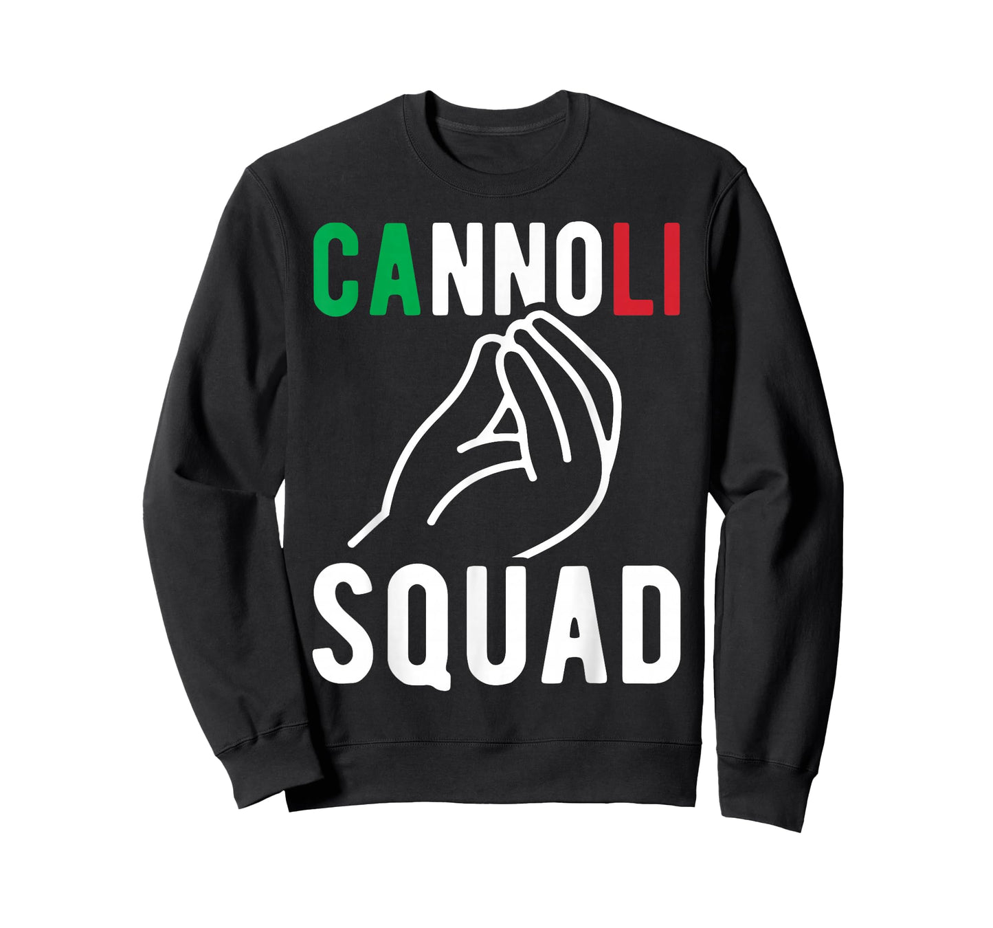 Cannoli Squad Italian Saying Italia Italy Flag Funny Italian T-Shirt