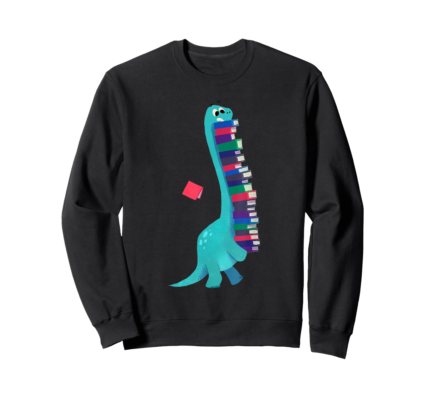 Cute Dinosaur Book Reading T-Shirt