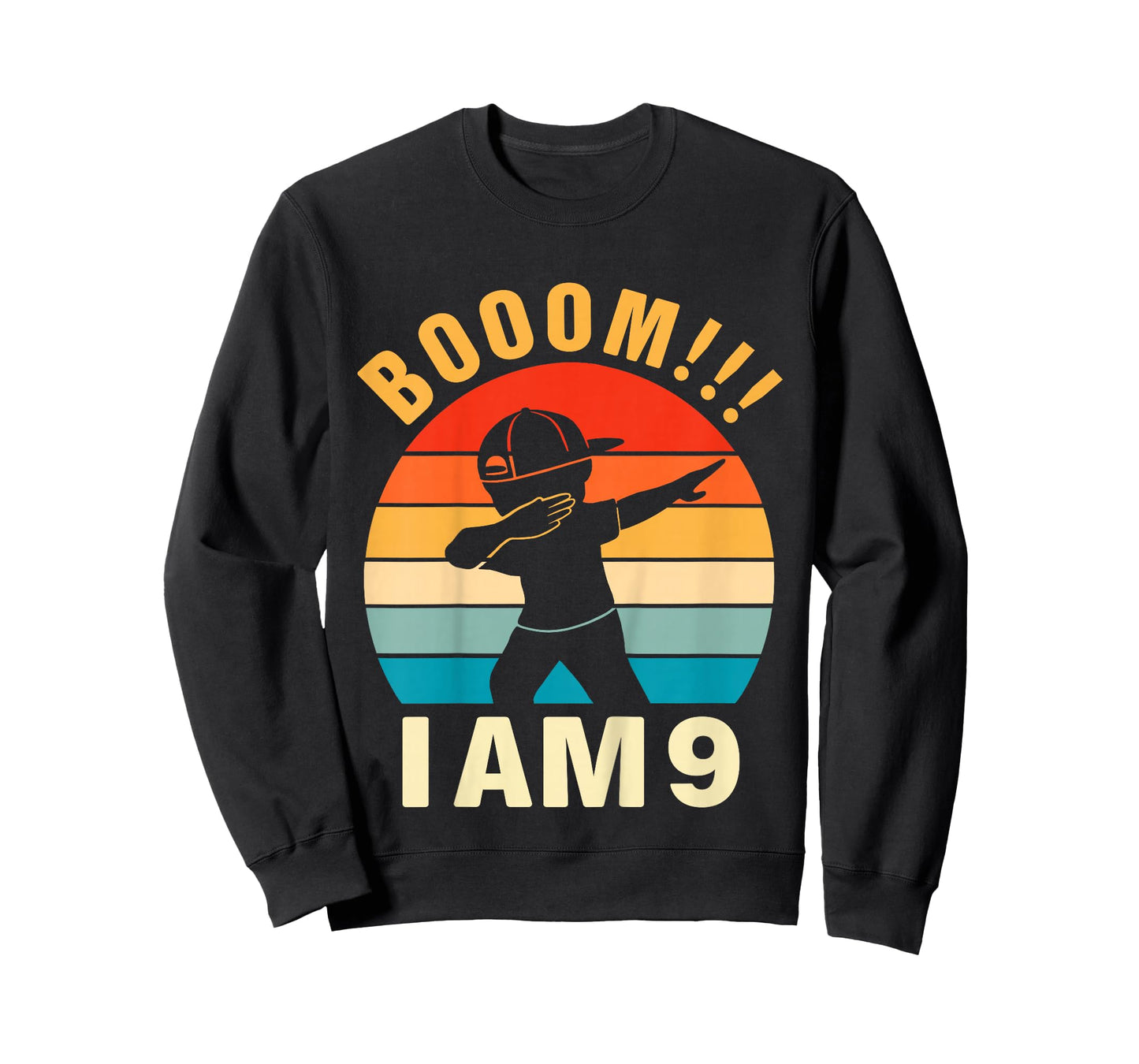 Kids Dabbing Birthday Shirt 9 Years Old 9th Birthday Outfit Boys T-Shirt