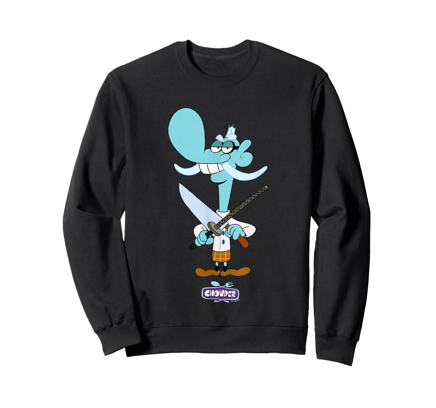 Chowder Mung Daal Sharpening A Knife Serious Face T-Shirt