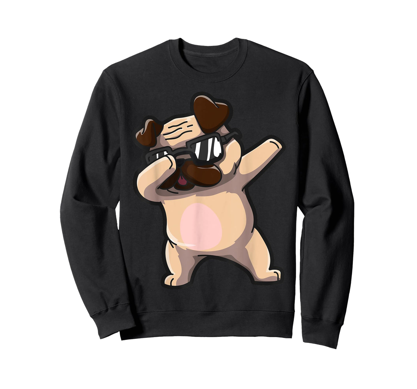 Dabbing Pug Lover Owner Funny Pet T-Shirt