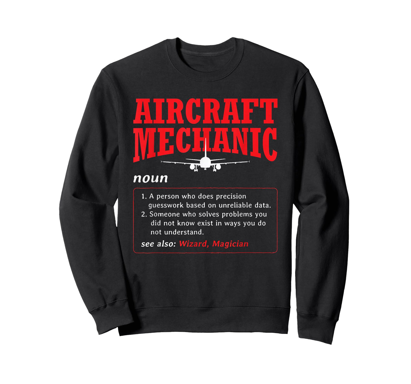 Aircraft Mechanic Definition Airplane Aircraft Mechanic T-Shirt