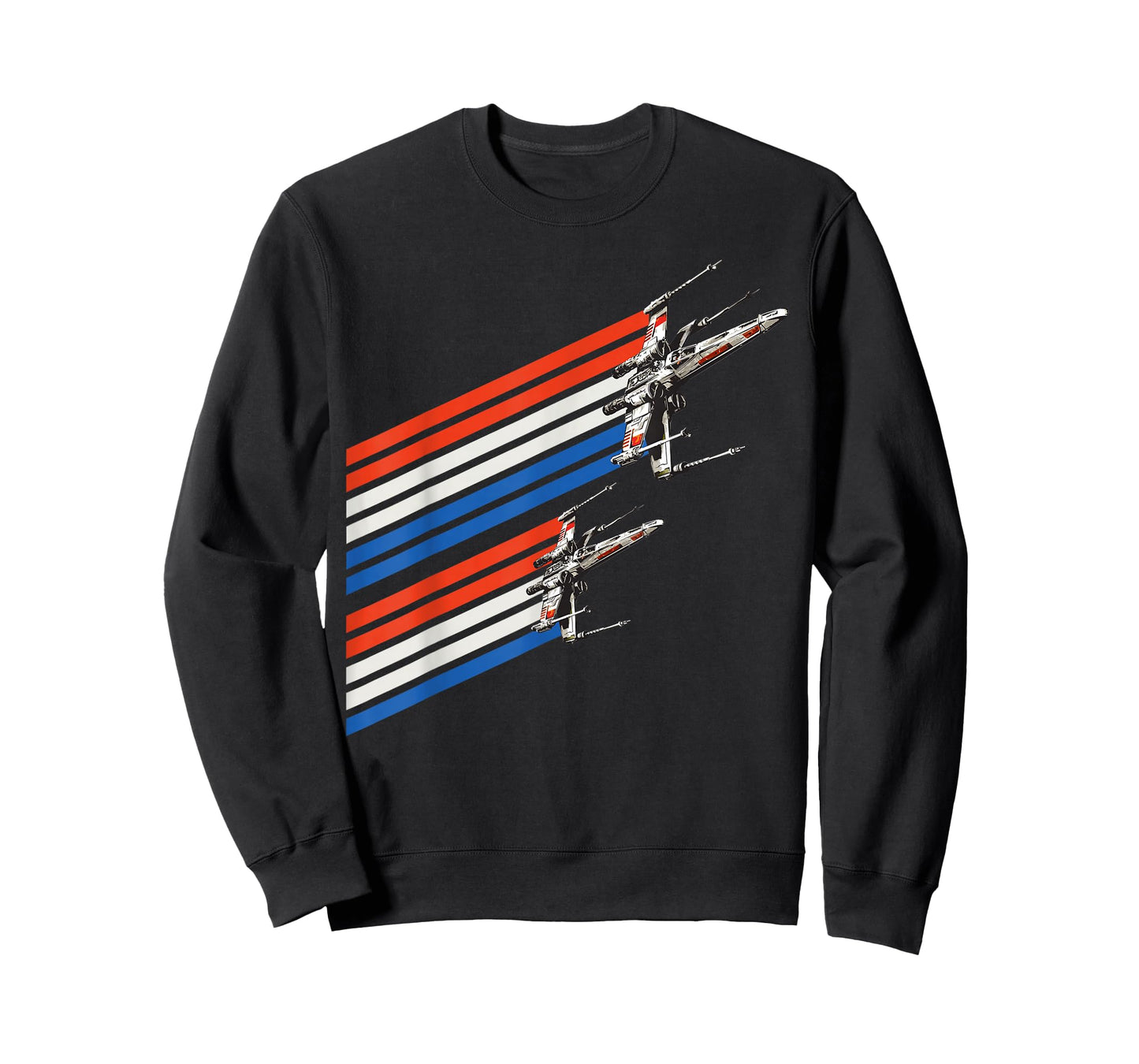 Star Wars X-Wing Starfighters American Flag T-Shirt