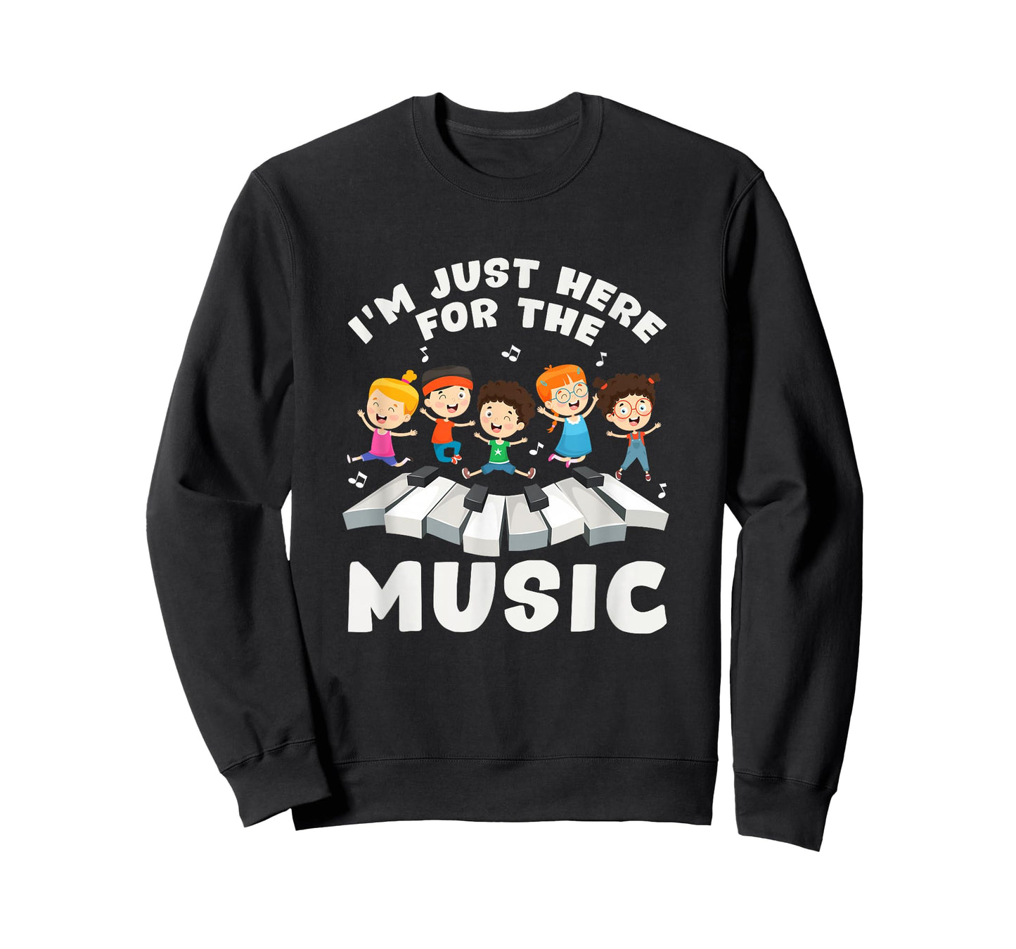 Back To School Teacher Im Just Here For The Music T-Shirt