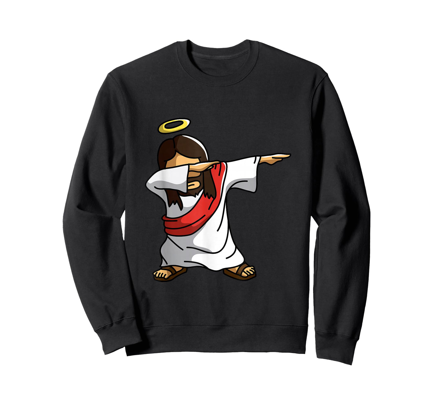 Dabbing Jesus T-Shirt Funny Dancing Christian Christmas Gift T-Shirt