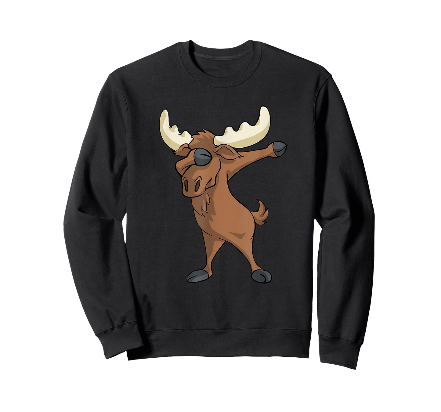 Moose cute dabbing T-Shirt Funny Dab Gift Shirt T-Shirt