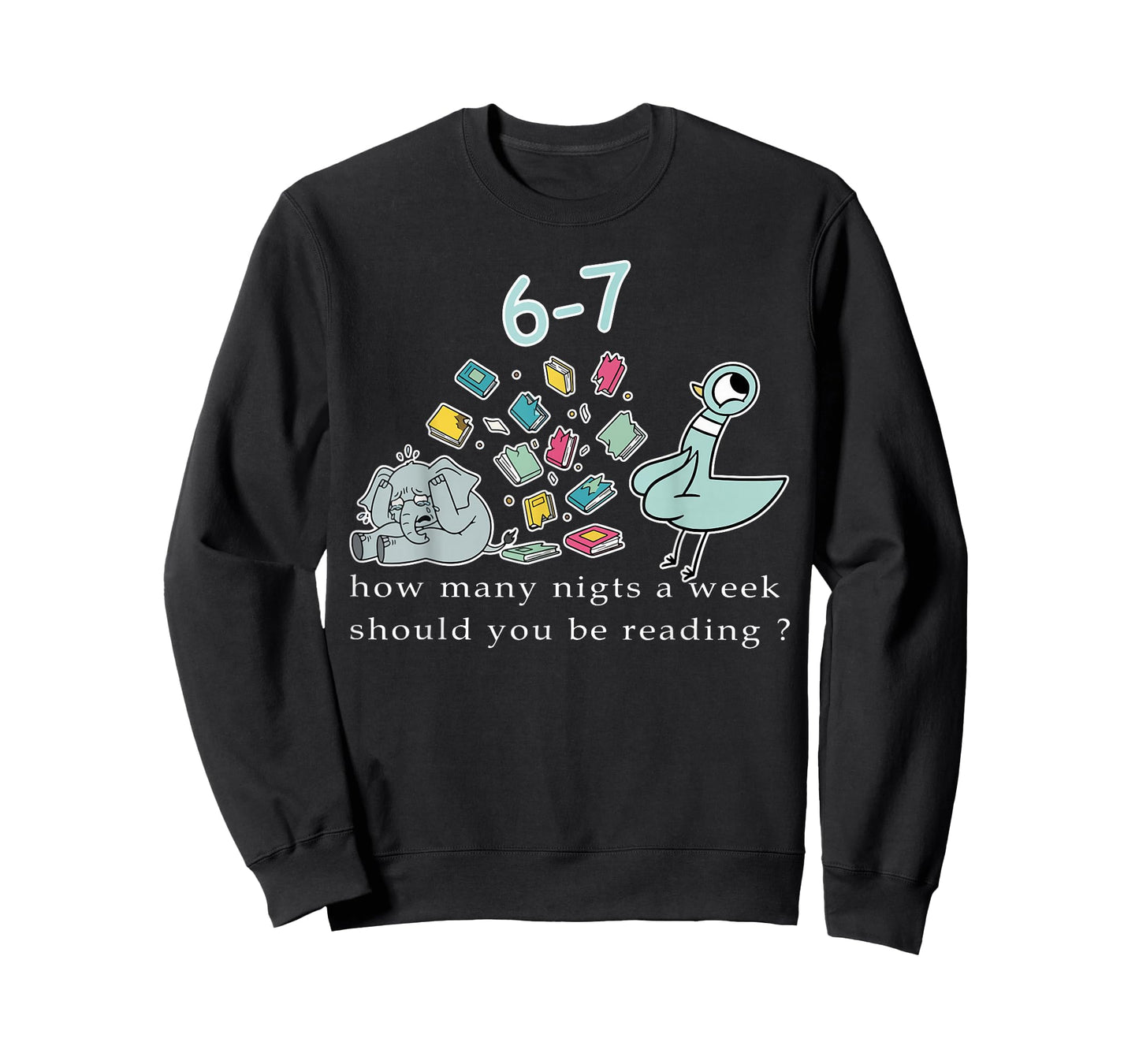 Teacher How Many Nights A Week Should You Be Reading 6-7 T-Shirt