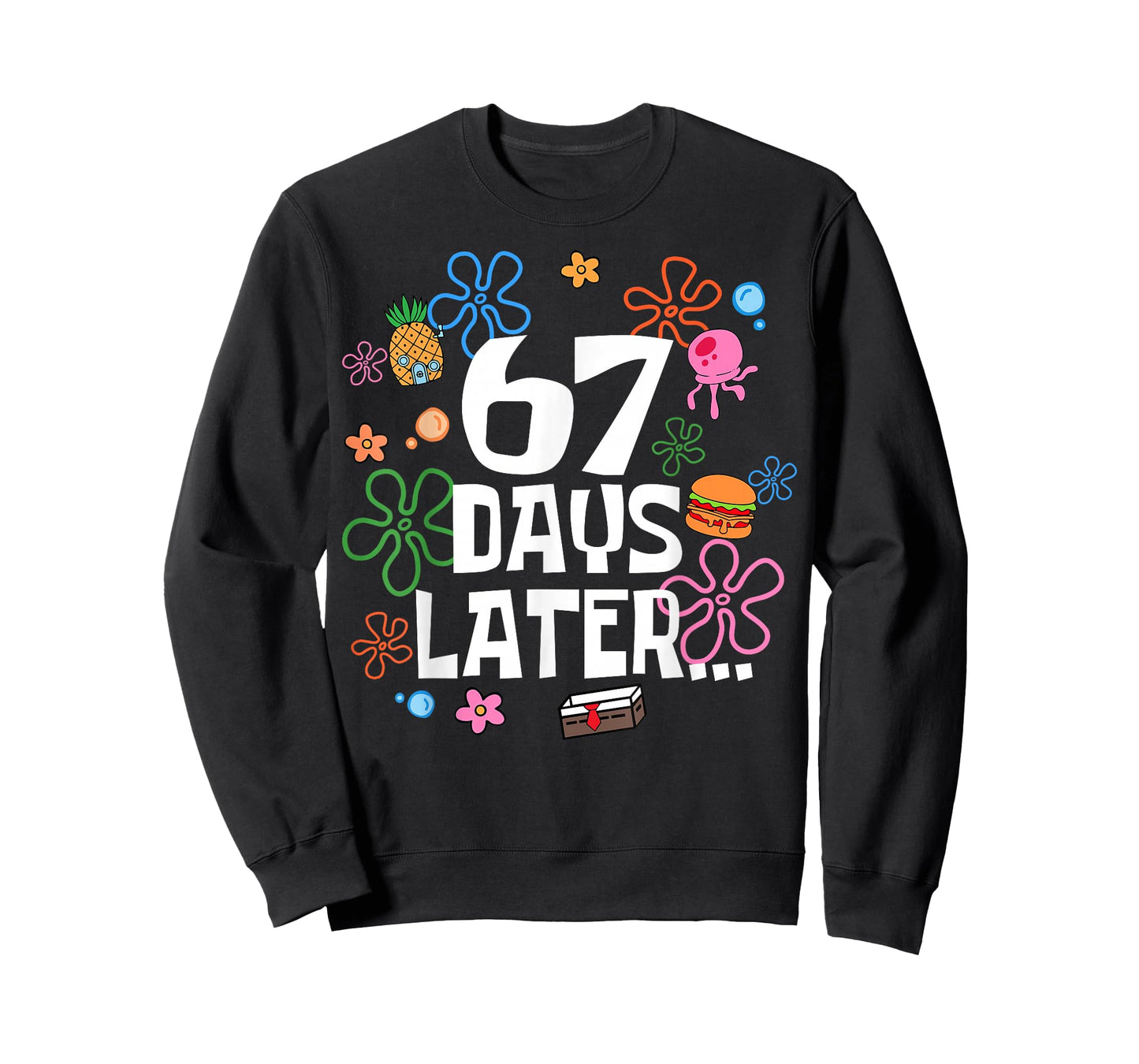 Six Seven Meme 67 Days of School Later Funny Teacher Kids T-Shirt